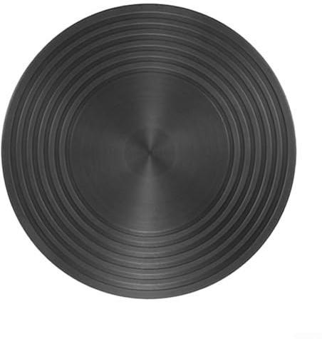Placa adaptadora de inducción Placa difusora de calor de doble cara, placa de conducción de calor antideslizante, para utensilios de cocina de vidrio (24 cm)