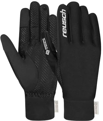 Reusch Karayel Windstopper® Touch-Tec - Guantes Deportivos Unisex Resistentes al Viento y Muy Transpirables para Exteriores para Hombre y Mujer, compatibles con Pantalla táctil para el manejo de