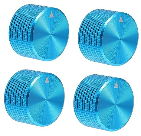 CORHAD 4stücke Teiliges Aluminiumlegierung Gitarrenpotentiometer Knöpfe Langlebige Drehregler Geeignet Gitarre Bass Und Verstärker Installieren Robust Und Präzise Volume Control Knobs