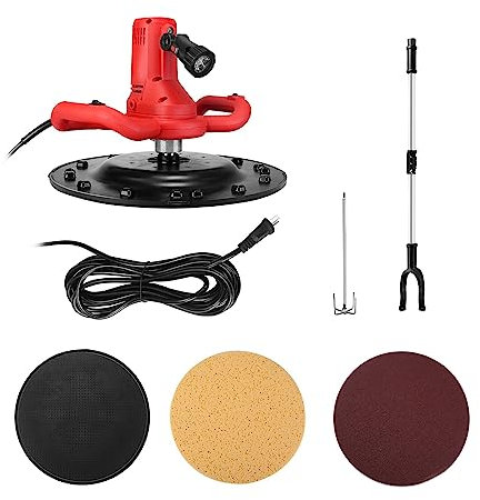 Levigatrice per cartongesso, 1700W Elettrico Calcestruzzo Cemento Malta Cazzuola Miscelatore Automatico Intonacatura Levigatrice for Pareti Levigatrice, Nessuna levigatrice per muri a secco per angol