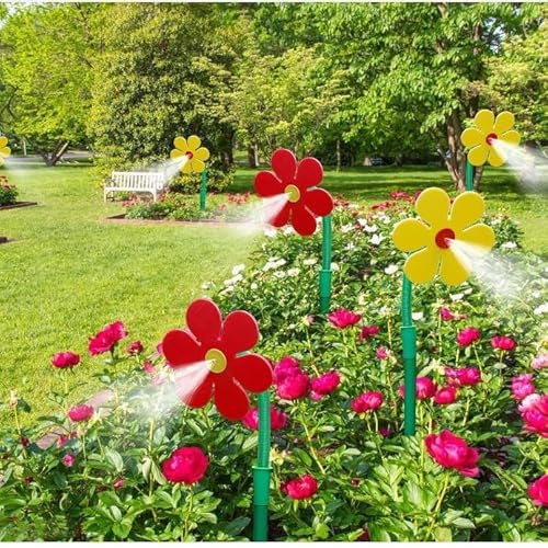 sprinkler, Shake head sprinkler, Garden, outdoor, summer kids pet play sprinkler,Swinging wildly,Laughter never stops,Red, yellow, and white are available in three colors (白色)