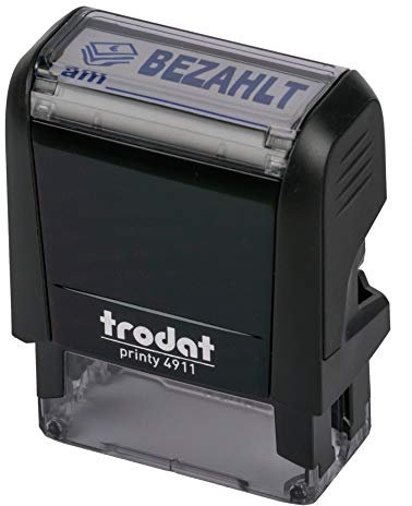 Trodat Printy 4911 schwarz BEZAHLT AM BLAU