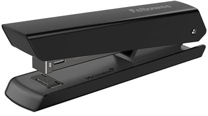 Fellowes Tacker LX820 Klassischer Hefter mit Microban Technologie - 20 Blatt Kapazität - Vollstreifen Heftgerät für 24/6mm und 26/6mm Hefklammern - schwarz - 1 Stück