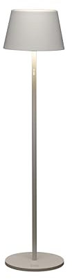 Konstsmide Pomezia Stehleuchte | Indoor/Outdoor | Regenfest | USB-Stehlampe | weiss | Aluminum | 11 Lichtfarben | 3 Höhen montierbar | Akkulaufzeit bis zu 20h | 7824-250, Weiß