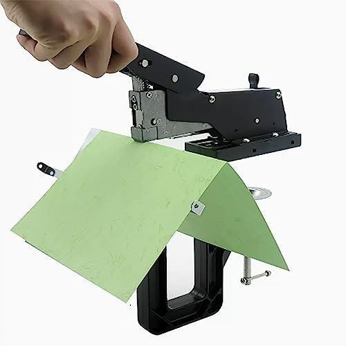 JOSBY Manueller Hefter, robuster Hefter, kann sowohl gesattelt als auch flach Sein, Bindestärke 60 Blatt, für Fabrikbüro, Schule und Zuhause, Broschüren und Bürodokumente