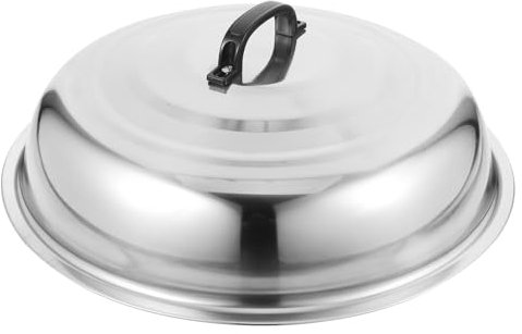 PRETYZOOM Coperchio Per Pentola Universale Coperchio Per Padella 42 Cm Per Padella Per a In Acciaio Inossidabile Di Ricambio Con Maniglia A