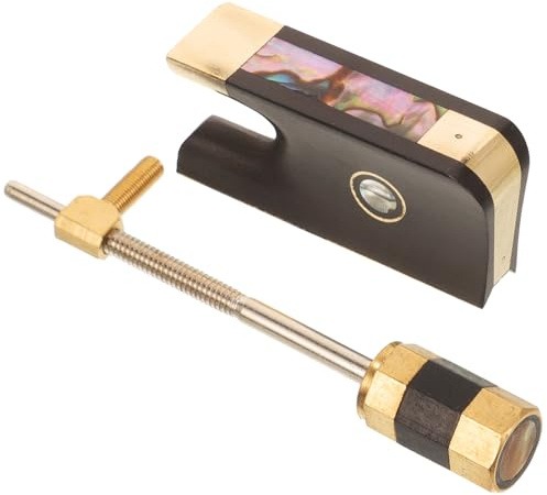 TOYZFRIENDY Set Accessoires pour Violoncelle avec Grenouille en et Vis Remplacement Pratique pour Archet de Violoncelle