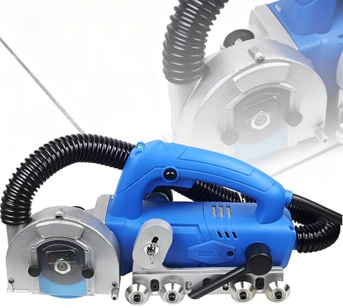 Nicvrea Limpiador de Juntas Eléctrico de 1200 W, Máquina Portátil de Limpieza de Juntas de Baldosas con Autoaspiración de 9000 RPM, para Limpiar Juntas Entre Baldosas D