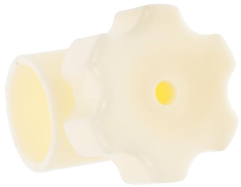 Lurrose Bouchon de Fixation pour Trou de Parasol Blanc Connecteur Robuste en Plastique pour Mât de Parasol D’Extérieur Jardin et Terrasse Accessoire Stable pour Usage Extérieur