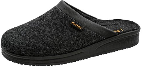 Fischer Andy, Herren Pantoffeln, Schwarz (anthrazit 205), 45 EU (10 UK)