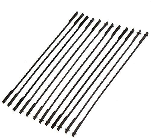 MASUNN 12Pcs 5 Pouces 10/15/18/24 TPI 125Mm Epingle Scie A Chantourne Lame Bois Travail Outil DfAlimentation Accessoires