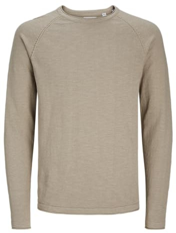 Jack & Jones Homme Jjebreeze Knit Crew Neck Sn Pull en Tricot, Vaisselle, M EU