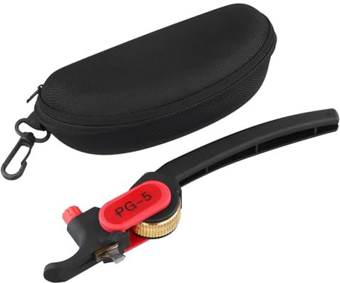 QWORK® Pelacables, pelacables con rueda de trinquete PG-5, para cables de más de 25 mm de diámetro
