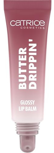 Catrice Butter Drippin' Glossy Lip Balm, Nr. 030, Violett, feuchtigkeitsspendend, pflegend, glänzend, vegan, ohne Parabene, ohne Mikroplastikpartikel, Nanopartikel frei, 1er Pack (10ml)