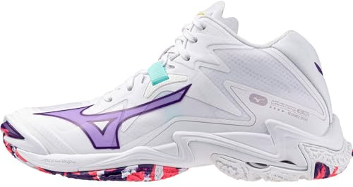 Mizuno Scarpe da pallavolo da Donna, Bianco, 41 EU