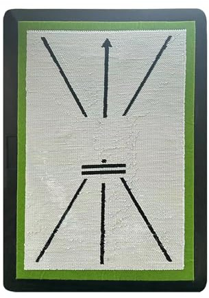Golf hitting matta, tjock träningsmatta, golfträning, ger precision och stabilitet, perfekt för nybörjare eller erfarna golfare, inomhus eller utomhus användning 33 x 44 cm