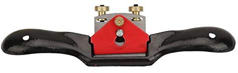 Per superfici in legno irregolari, piallatura e smussatura di curve - Pialla a mano da 25 cm per la lavorazione del legno, con doppia vite di regolazione e lama in acciaio.