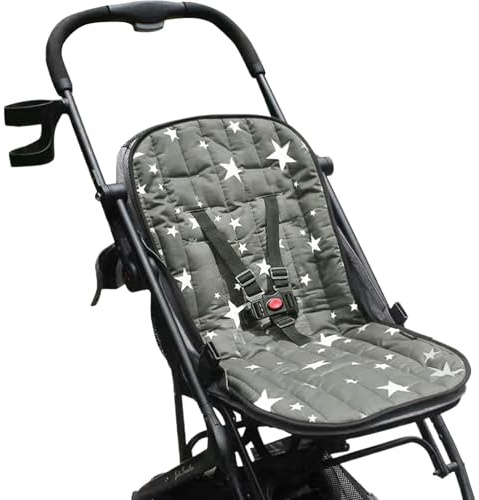 Coussin Matelassé Confort pour Siège Poussette Bébé Accessoires Protection | Tapis matelassé absorbant les chocs pour bébé Pour poussette chaise haute maison intérieur