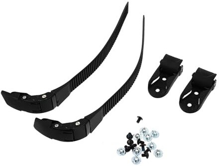 SAFIGLE Diseño Estable y Resistente Correas Ajustables para Zapatos de Patinaje de PVC Juego de 2 Hebillas y Tornillos para Accesorios de Patines Línea
