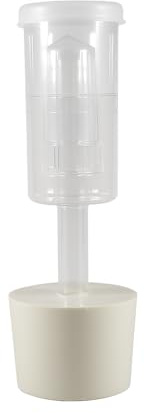 3-delad Fermenteringsrör + Gummipropp 28/26 mm – Tillbehör för Vin- och Ölbryggning, Demijohn