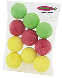 JAMARA 460314 Nachfüllpack 10 Softbälle – geeignet für Mc Fizz Fizzy Balls 460312/460313, Bunt