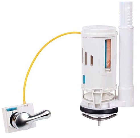 2in Toilet Cistern Flush Valve Overflow Lever Operated Dual Flush Toilet Tank, Toilet Tanks(For One Piece)