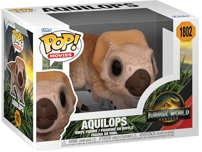 Funko POP! Movies: Jurassic World Rebirth - Aquilops | Officiell Action/Äventyrspryl - Vinyl Samlarfigur - Födelsedagspresentidé för fans och samlare