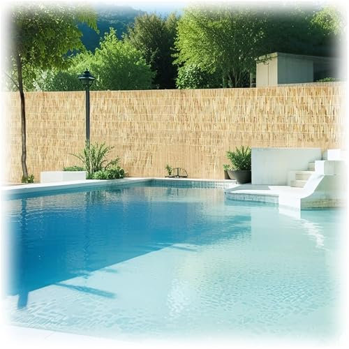 Générique Clôture Brise-Vue en Roseaux Protection Intimité Jardin Canisse Exterieur Natte De Roseau Clôtures Décoratives Résistant À La Pluie Et UV