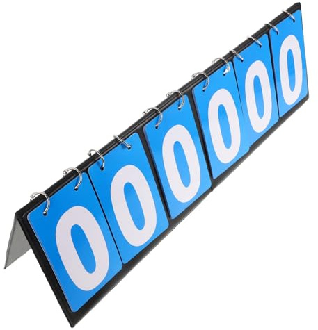 SOPOTUTU Tableau de Score Multifonction Portable Chiffres Réutilisable pour Tennis de Table Badminton Basketball avec Chiffres Clairs et Usage Simple
