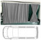 BREMER SITZBEZÜGE Maß Gardinen Vorhänge Sonnenschutz kompatibel mit Mercedes Vito W638 1996-2003 in Grau Camping Zubehör Wohnmobil Zubehör Camper Gardinen Set 701