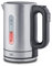 KHG Wasserkocher WK-1703 ES Edelstahl, 1,7 Liter, 5 Temperaturstufen 50-100°C, Kalkfilter, Wasserstandsanzeige, Trockengehschutz & Abschaltautomatik, verdecktes Heizelement, BPA-frei, 2200 Watt