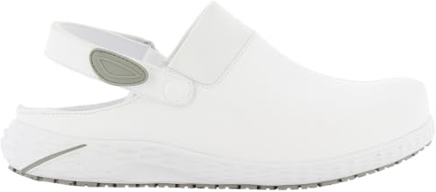 SAFETY JOGGER Sabots de sécurité Femmes - Dany - Chaussure de Travail légère et Confortable à Velcro, idéale infirmières ou Cuisine, antidérapante et Absorbant Chocs, Oxypas, Blanc, EU 38