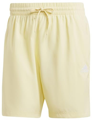 adidas Herren AEROREADY Essentials Chelsea Small Logo Shorts, Almost Yellow, M