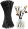 Duftstäbchen Nachfüllpack Raumduft Stäbchen Rattanstäbchen Holzstäbchen für Raumduft 19cm x 3mm 160Stk Reed Diffuser Diffuserstäbchen Fiber Aroma Stäbchen Schwarz