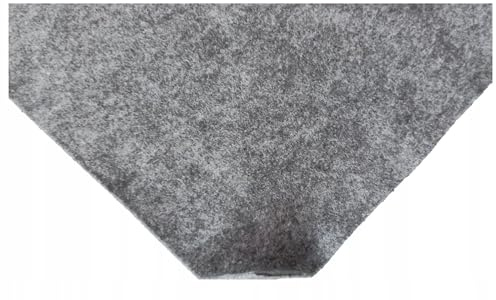 TAPHICEROS Rulle Filtduk, Grå, 1000 cm x 150 cm, 2 mm, Filtrulle Filtplattor Stoppningsmaterial, Säljs Per Meter, Klädselduk För Hantverk, Diy, Bil, Gör-Det-Själv, Scrapbooking
