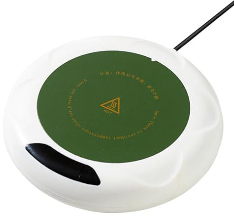 Calentador De Café para Escritorio,Calentador De Tazas De Café - Calentador de Tazas Inteligente USB - Calentador de Bebidas eléctrico Inteligente con 3 ajustes de Temperatura, Calentador de Tazas de