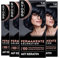 SYOSS Coloration 1_4 Blauschwarz (4x 115 ml), permanente Coloration mit Keratin verleiht bis zu 100 Tage professionelle Farbintensität, 100% Grauabdeckung