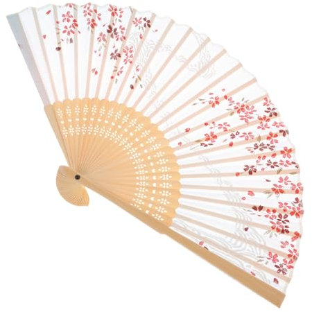 PRETYZOOM Vintage Bamboo Fan Hand Held Folding Fan Chinese Style for Wedding Dance Stage Travel for Couples