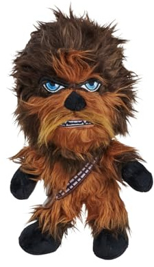 Disney Star Wars Chewbacca plyschfigur 25 cm – gosedjur för samling och lek, mjukt tyg, detaljerad karaktär, fanartikel