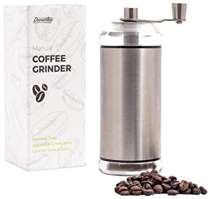 DOMESTICO Moulin à Café Manuel avec Mécanisme en Céramique