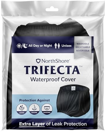 NorthShore Trifecta Waterproof Covers, Black, Medium, Each