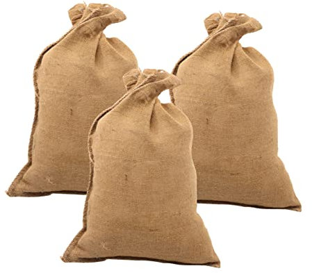 MAGICLULU Borsa in Lino Intrecciato Ecologica | Sacchi Da Giardinaggio Riutilizzabili | Grandi Sacchetti Per Verdure | Eventi Scolastici E Religiosi | Lati Rinforzati Resistenti