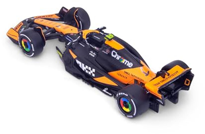 Bburago F1 Formula 1 MCLAREN MCL38 (2024) NORRIS 1:43 Scale - Incredibly Detailed Die-Cast Replica Collectible Race Car Model, Multiple Colours