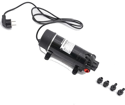 Vattenpump 220 V, 160 psi, DP-160 m självsugande pump, högtryckspump, membranpump 5,5 l/min, 0,55 A, självsugande vattenpump