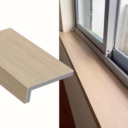 Protector de alféizar de ventana, panel compuesto de madera duradero para balcones y cocinas, repisa de repuesto fácil de cortar