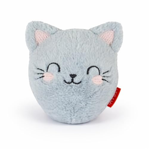 LEGAMI Bouncing Gang plysch Flummi, springboll med mjuk plysch, katt