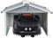 Tidyard Rasenmähroboter Rasenmäher Rasenmäher-Garage Mähroboter 92 x 97 x 63 cm (B x T x H) Mähroboter-Garage Rasenmäher-Roboter Rasenroboter Verzinkter Stahl Grau
