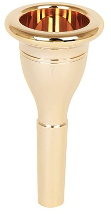 Tuba Mundstück aus Messing, Goldfarben, 13, 3mm, 1 Stück