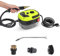Decdeal Steam Cleaners, 2500W Portable Handheld Steam Cleaner High Temperature Pressurized Steam Cleaning Machine with Brush Heads for Kitchen Bathroom Car (Yellow)