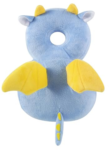 PandaEar Baby Head Protector Backpack, Toddler Walking Head Protectoion for Baby, Adjustable Head Protection Backpack Pad Cushion (Blue)